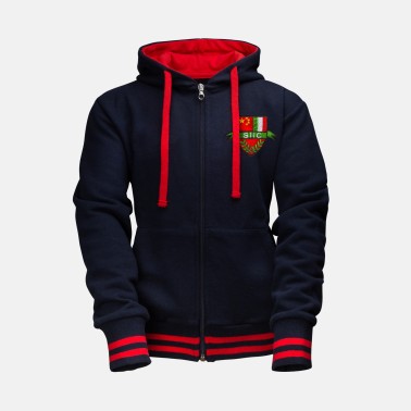 Felpa zip cappuccio